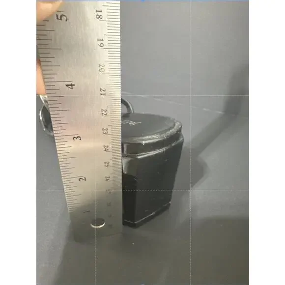 NEW Jeffrey Campbell Block Heel Slide Sandal Jelly Strappy Square Toe Jamm Black - Picture 9 of 10